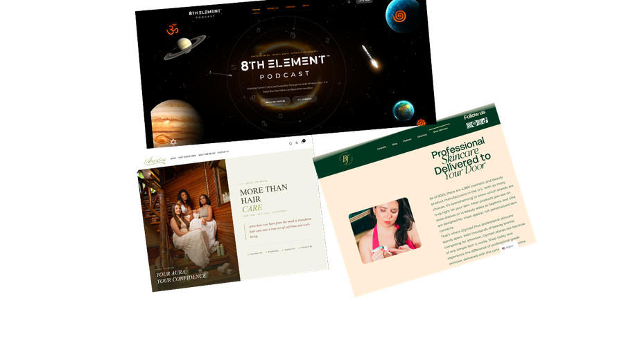 Portfolio website screenshot preview